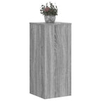 Supporti per Piante 2 pz Grigio 30x30x70 cm in Multistrato