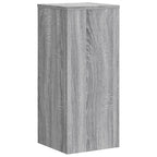 Supporti per Piante 2 pz Grigio 30x30x70 cm in Multistrato