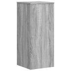 Supporti per Piante 2 pz Grigio 30x30x70 cm in Multistrato