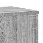 Supporti per Piante 2 pz Grigio 30x30x70 cm in Multistrato