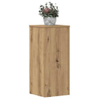 Supporti per Piante 2 pz Rovere 30x30x70 cm in Multistrato