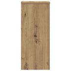 Supporti per Piante 2 pz Rovere 30x30x70 cm in Multistrato