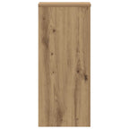 Supporti per Piante 2 pz Rovere 30x30x70 cm in Multistrato