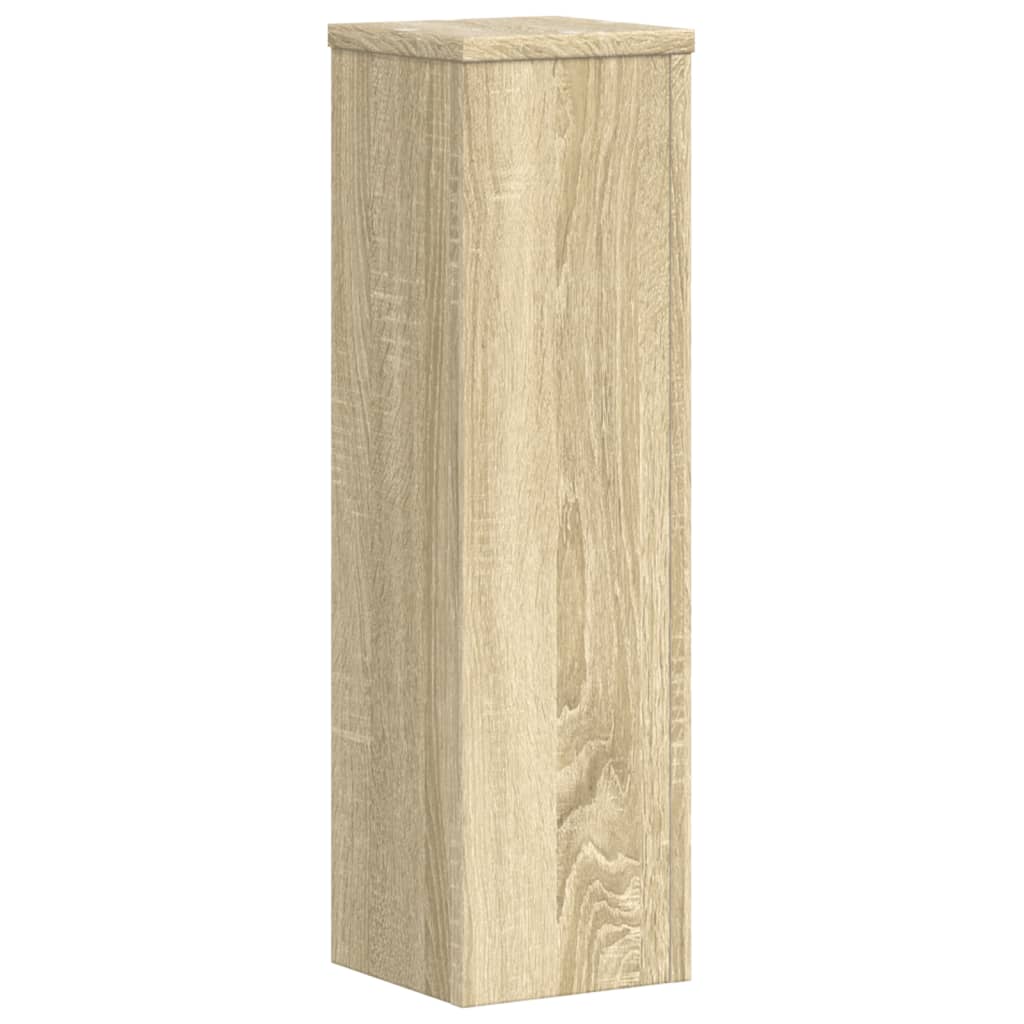Supporti per Piante 2 pz Rovere 17x17x60 cm in Multistrato