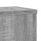 Supporti per Piante 2 pz Grigio 17x17x60 cm in Multistrato