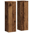 Supporti per Piante 2 pz Legno 17x17x60 cm Legno Multistrato