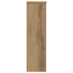 Supporti per Piante 2 pz Rovere 17x17x60 cm in Multistrato