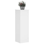 Supporti per Piante 2 pz Bianchi 25x25x80 cm Legno Multistrato