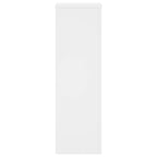 Supporti per Piante 2 pz Bianchi 25x25x80 cm Legno Multistrato
