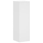 Supporti per Piante 2 pz Bianchi 25x25x80 cm Legno Multistrato