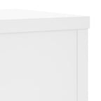 Supporti per Piante 2 pz Bianchi 25x25x80 cm Legno Multistrato