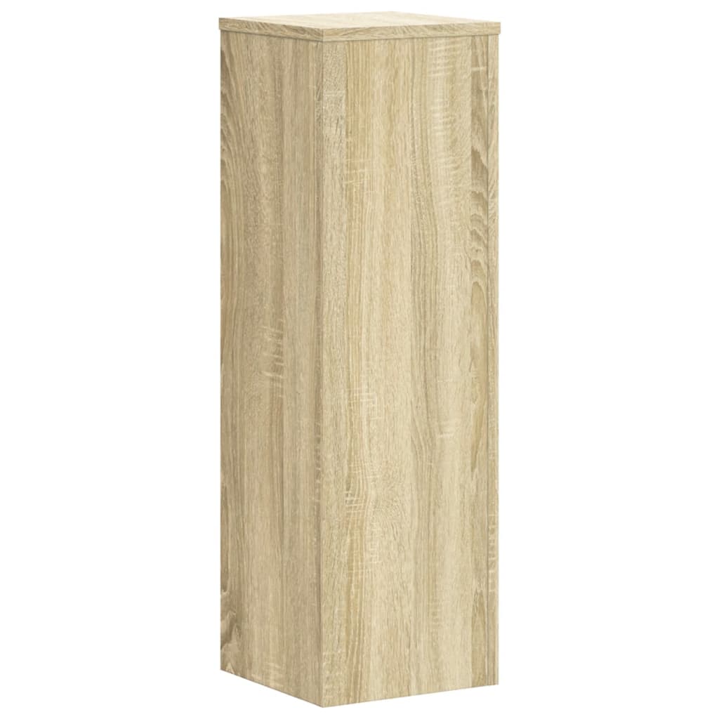 Supporti per Piante 2 pz Rovere 25x25x80 cm in Multistrato