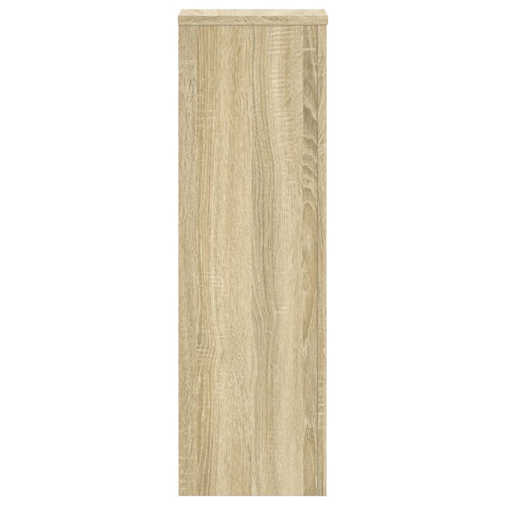 Supporti per Piante 2 pz Rovere 25x25x80 cm in Multistrato