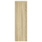 Supporti per Piante 2 pz Rovere 25x25x80 cm in Multistrato