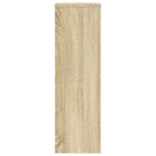 Supporti per Piante 2 pz Rovere 25x25x80 cm in Multistrato