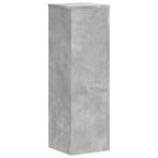 Supporti per Piante 2 pz Grigio 25x25x80 cm Legno Multistrato