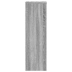 Supporti per Piante 2 pz Grigio 25x25x80 cm in Multistrato