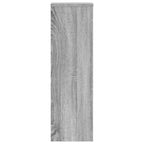 Supporti per Piante 2 pz Grigio 25x25x80 cm in Multistrato