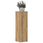 Supporti per Piante 2 pz Rovere 25x25x80 cm in Multistrato