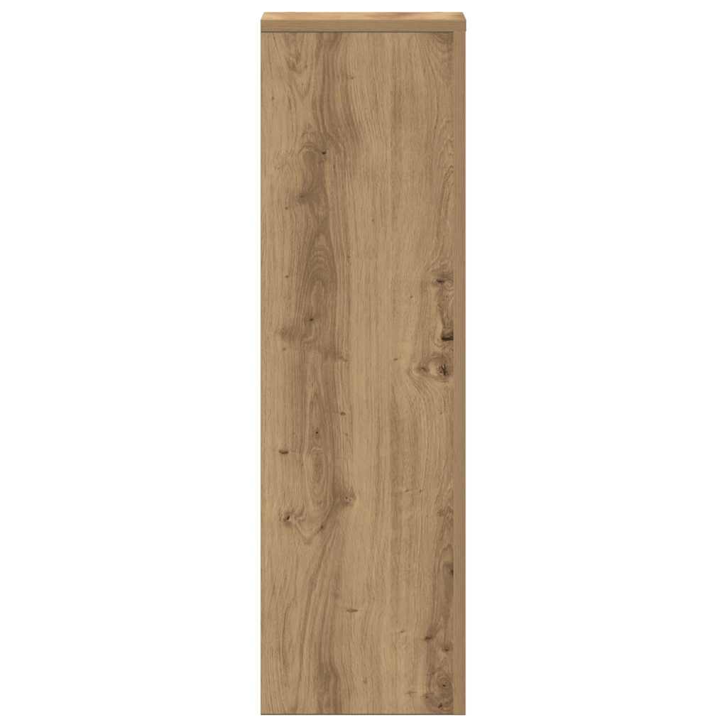 Supporti per Piante 2 pz Rovere 25x25x80 cm in Multistrato