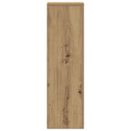 Supporti per Piante 2 pz Rovere 25x25x80 cm in Multistrato