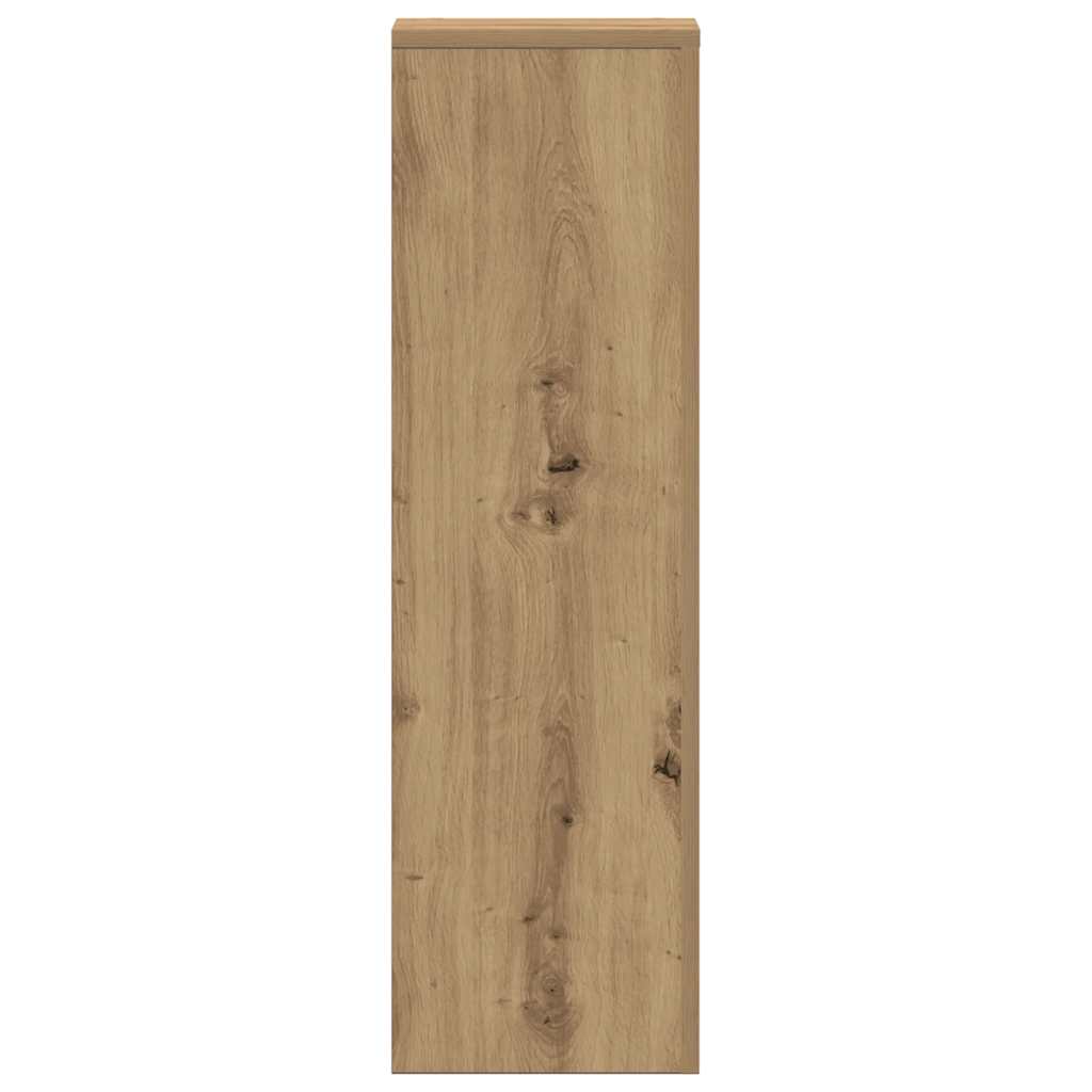 Supporti per Piante 2 pz Rovere 25x25x80 cm in Multistrato