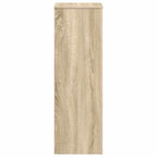 Supporto per Piante Rovere Sonoma 33x33x100cm Legno Multistrato