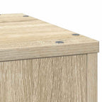 Supporto per Piante Rovere Sonoma 33x33x100cm Legno Multistrato