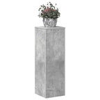 Supporto per Piante Grigio 33x33x100 cm in Truciolato