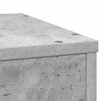 Supporto per Piante Grigio 33x33x100 cm in Truciolato
