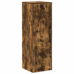 Supporto per Piante Rovere Fumo 33x33x100 cm in Truciolato