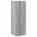 Supporto per Piante Grigio Sonoma 33x33x100 cm in Truciolato