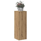 Supporto per Piante Rovere Artigianale 33x33x100 cm Truciolato