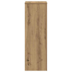 Supporto per Piante Rovere Artigianale 33x33x100 cm Truciolato