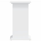 Supporto per Piante Bianco 33x33x60 cm in Truciolato