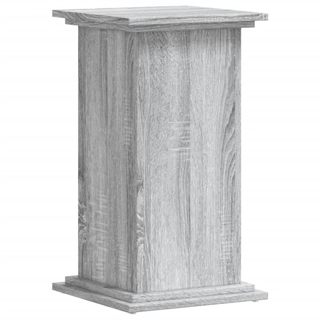 Supporto per Piante Grigio Sonoma 33x33x60 cm Legno Multistrato
