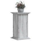Supporto per Piante Grigio Sonoma 33x33x60 cm Legno Multistrato