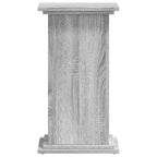 Supporto per Piante Grigio Sonoma 33x33x60 cm Legno Multistrato