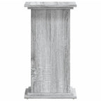 Supporto per Piante Grigio Sonoma 33x33x60 cm Legno Multistrato