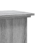 Supporto per Piante Grigio Sonoma 33x33x60 cm Legno Multistrato