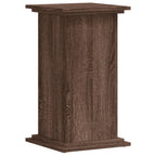 Supporto per Piante Rovere Marrone 33x33x60cm Legno Multistrato