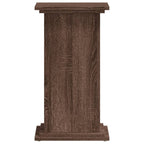 Supporto per Piante Rovere Marrone 33x33x60cm Legno Multistrato