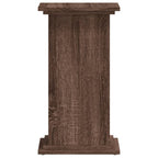 Supporto per Piante Rovere Marrone 33x33x60cm Legno Multistrato