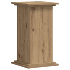 Supporto per Piante Rovere Artigianale 33x33x60 cm Truciolato