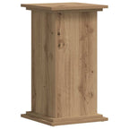 Supporto per Piante Rovere Artigianale 33x33x60 cm Truciolato