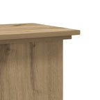 Supporto per Piante Rovere Artigianale 33x33x60 cm Truciolato