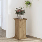 Supporto per Piante Rovere Artigianale 33x33x60 cm Truciolato
