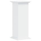 Supporto per Piante Bianco 33x33x80 cm in Legno Multistrato