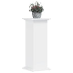 Supporto per Piante Bianco 33x33x80 cm in Legno Multistrato