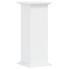 Supporto per Piante Bianco 33x33x80 cm in Legno Multistrato